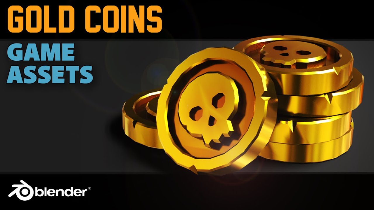Get rich quick making gold coins in blender youtube