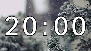 20 Minute Timer (Winter Snow)
