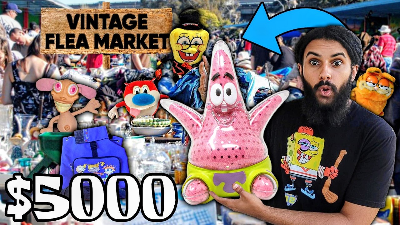 This GIANT Flea Market Was HIDING the RAREST Nostalgic Toys!! 😱