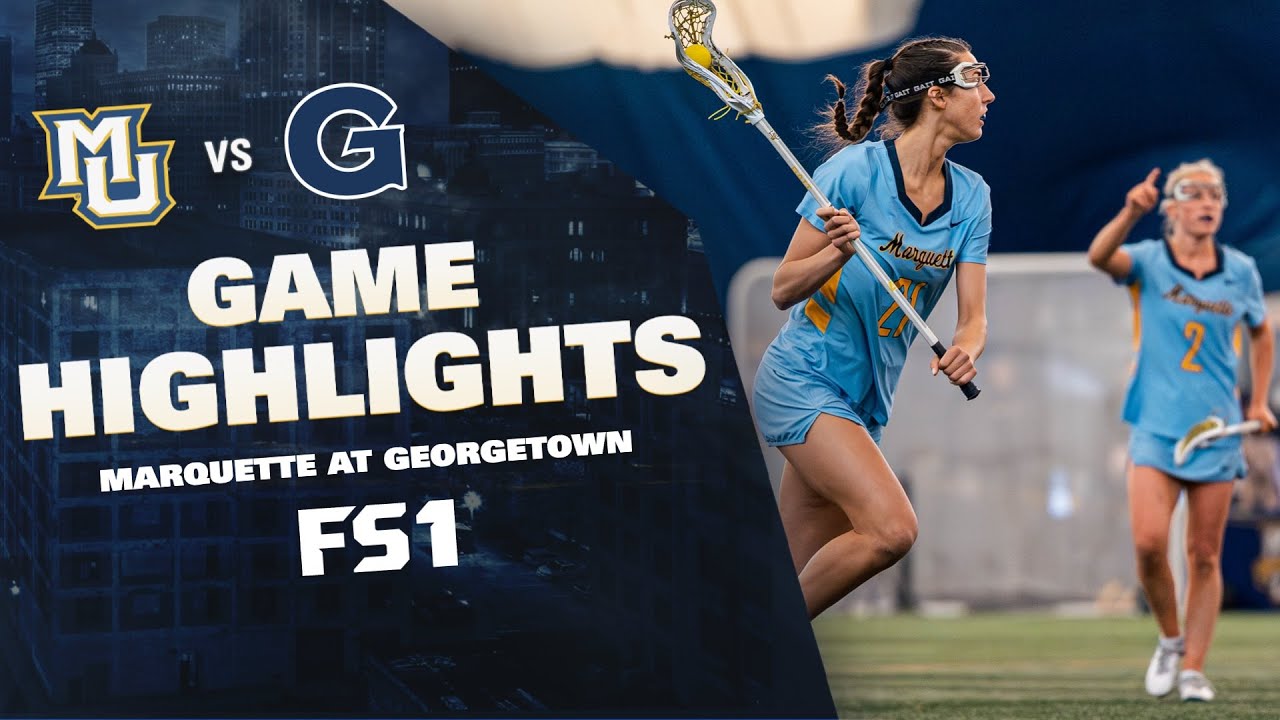 Highlights: Georgetown 14, Marquette 13 (4/19/25)