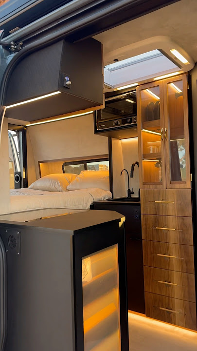 New 144 Sprinter Van Build | Can’t Believe How Much Fit Inside!