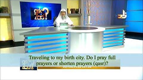 Traveling to my hometown from where I live now, do I pray like a traveller? - Sheikh Assim Al Hakeem