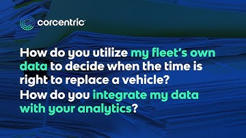 How to use data analytics in the fleet planning process - Pt 2