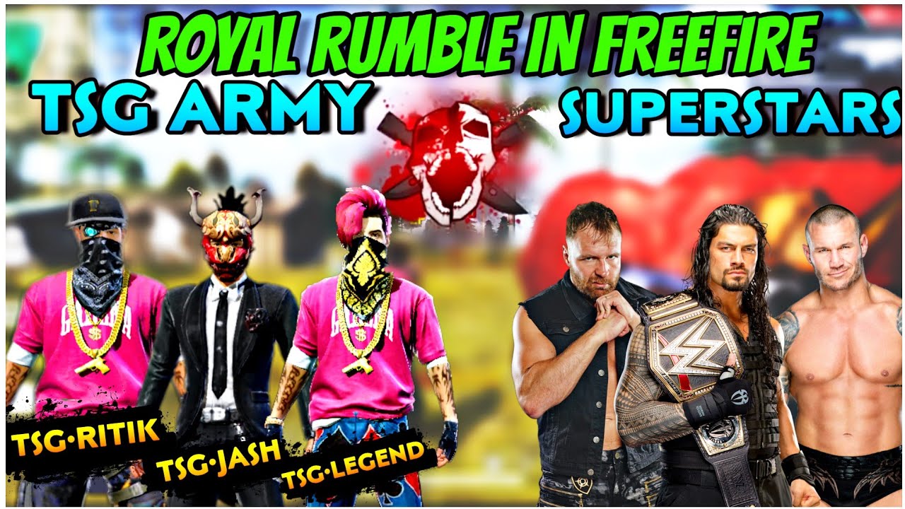 FREEFIRE || TSG•RITIK INTRODUCING NEW ROYAL RUMBLE CHALLENGE IN ...