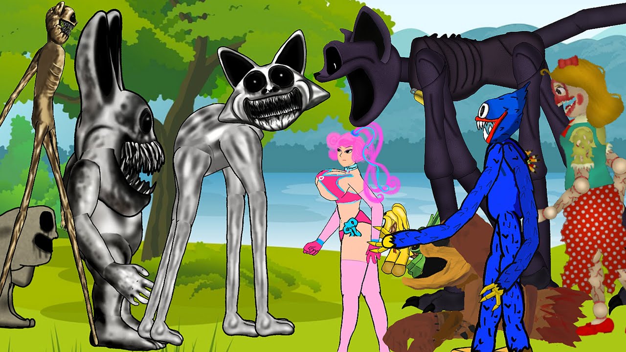 Catnap, Dogday vs Zoonomaly MONSTERS . Animation part 1,  dc2,