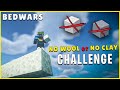 No Wool or Clay - Solo Bedwars Challenge