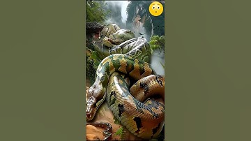 Nature exploration Giant snake in deep forest #explore #snake #trend #shorts