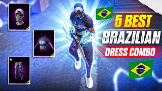 BRAZILIAN PLAYERS UNIQUE AND FREESTYLE DRESS COMBINATION / TOP 5 DRESS COMBINATION FREE FIRE screenshot 3