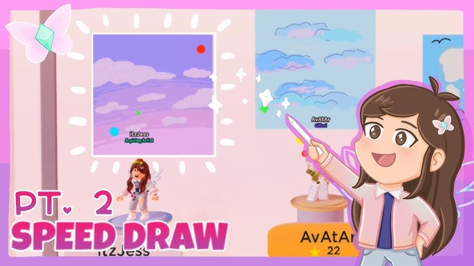 Artist plays Roblox Speed Draw!🎨 w/ my Friend - Part 1✨ 