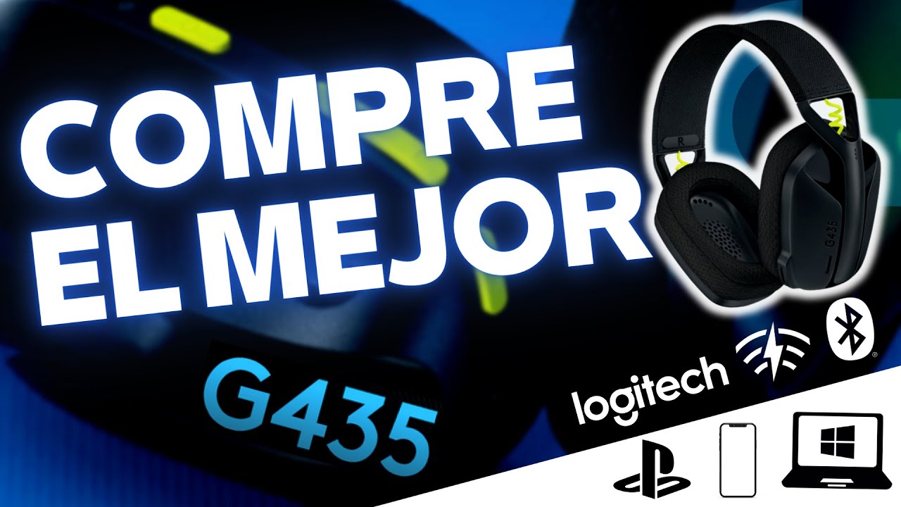 Auriculares Inalambricos Gaming Logitech G435 Azul - B·Great