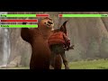 Open Season (2006) Final Battle with healthbars (Edited by @Kobe W )