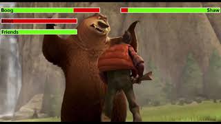 Open Season (2006) Final Battle with healthbars (Edited by @KobeW2001 )