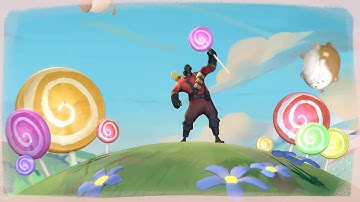 Team Fortress 2: Pyrovision Rainblower Happiness NEW (Gameplay / Commentary)