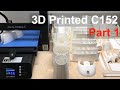3d printed airplane c152 part 1  printer setup