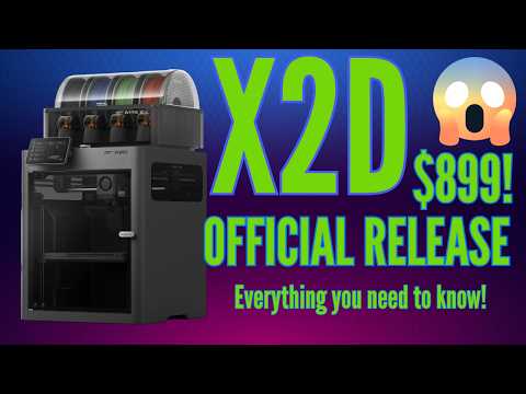 Bambu Lab X2D Official Release - Price and Specs!