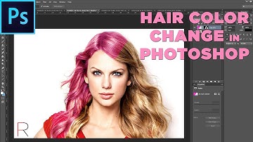 Hair Color Change Tutorial - Adobe Photoshop | RealFlame