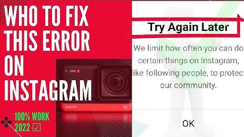 How to fix try again later Instagram l Ftg Anurag  #instagram #problem #solve
