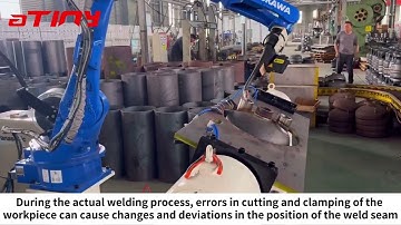 The ATINY laser seam tracking system fits Yaskawa robots for automated welding of pressure vessels
