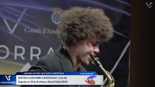 ANDORRA SAX FEST 2023: Mateo Lascher-Cardeihac plays Capricho nºIII, David SALLERAS