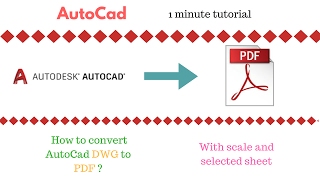 Learn how to save Autocad dwg format to pdf format in easy way. I will show how to creat viewports and plot autocad drawing to pdf 