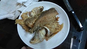 Cá thác lác nguyên con chiên ăn hết xẩy- MATN 21