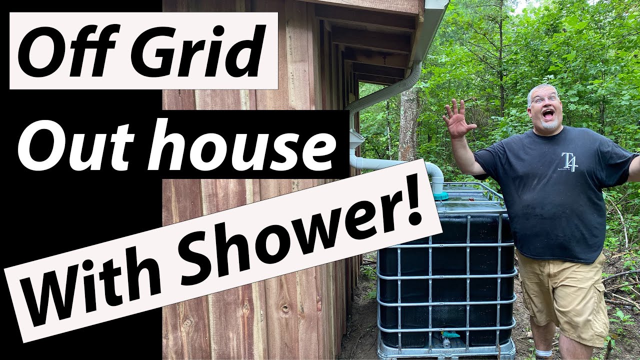 Ever had a bucket shower? #bucketshower #cabin #offgrid #howto