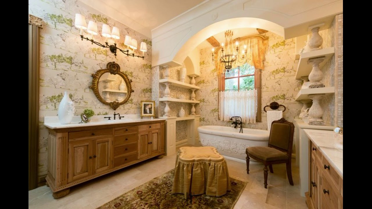 Luxurious bathroom decor and Baroque type YouTube