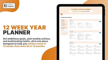 My 12 Week Year Notion Setup for 2026 Goals (Free Notion Template)