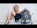 WHAT'S IN MY COLLEGE BACKPACK 2020
