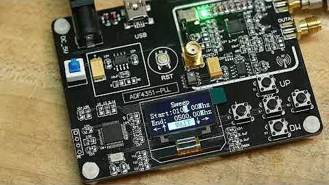 $25 Geekcreit® Signal Generator Module 35MHz-4.4GHz RF Signal Source Frequency Synthesizer ADF4351 Development Board from Bangood