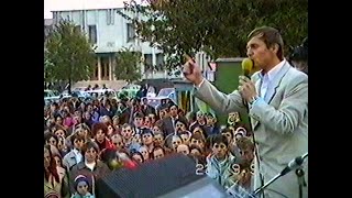 картинка: Костопіль 1990рік, Євангелізація з участю братів Радчуків.