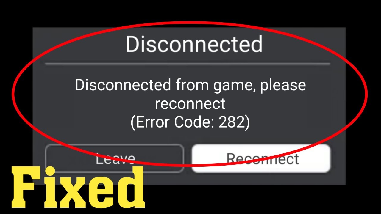 How To Fix Roblox Error Code 282 Roblox Error Fix Youtube - what is roblox error code 282