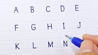 Handwriting Practice | Capital Letters of the Alphabet | How to Write Letters A to Z