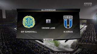 GIF Sundsvall 0 x 0 IK Sirius - Allsvenskan (Campeonato Sueco) 12ª rodada. Temporada 1.