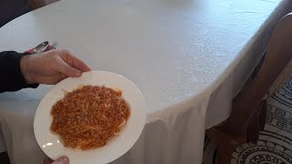 CELE MAI SIMPLE SPAGHETE CU CARNE TOCATA