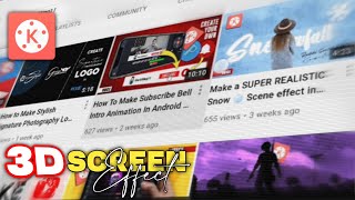 How to make 3D screen effect in android & iOS | 2D to 3D video Effect | kinemaster tutorial screenshot 4