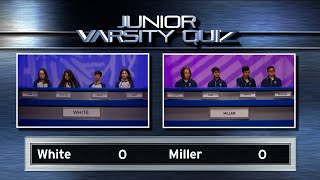 2023 Junior Varsity Quiz | Final White Vs. Miller