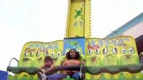 Cynthia & Stephanie Frog Hopper Carnival Ride