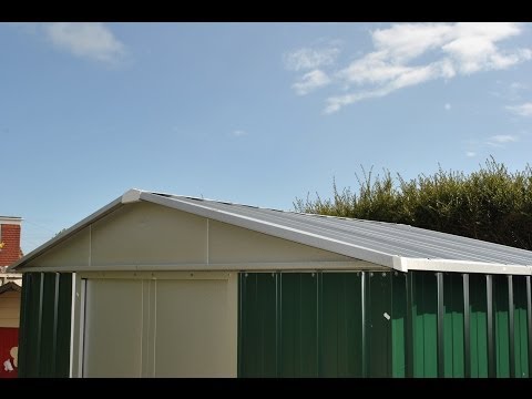 Yardmaster Metal Shed Instructions Part 2 Roof assembly