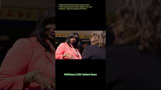 Oakland Unified School District board granted interim superintendent Denise Saddler a one-year exten