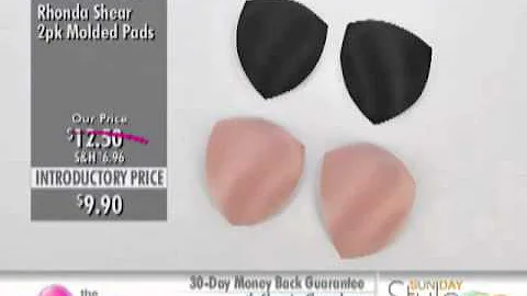 Rhonda Shear 2 Pack of Molded Bra Pads at The Shop...