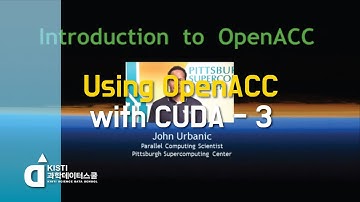(과학데이터스쿨) Using OpenACC with CUDA - 3_자막