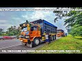 Ngetrip bareng 2 dump tronton fuso fighter mbois full perang klakson terompet kapal darat di tol