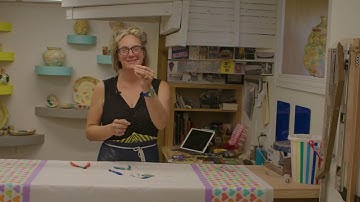 How to Make a Custom Sgraffito Tool for Fine Lines | KARI RADASCH