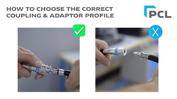 How to choose the correct coupling and adaptor profile