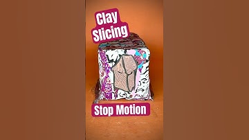 The Art Of Time Slicing ⏰🔪“STRATACUT” #shorts #stopmotion #claymation #stratacut