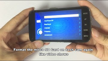 How to plugin and format micro SD card when using TOGUARD CE684 Dash Cam