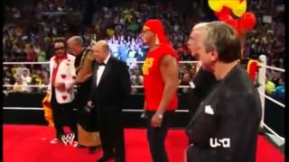 Brock Lesnar Crashes Hulk Hogan's Birthday Celabration WWE Raw August 11, 2014 FULL SEGMENT