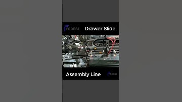 Soft Close Drawer Slide Assembly Line | Manufacturer #shorts