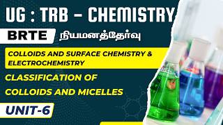 UG : TRB - CHEMISTRY - UNIT - 6 - CLASSIFICATION OF COLLOIDS AND MICELLES